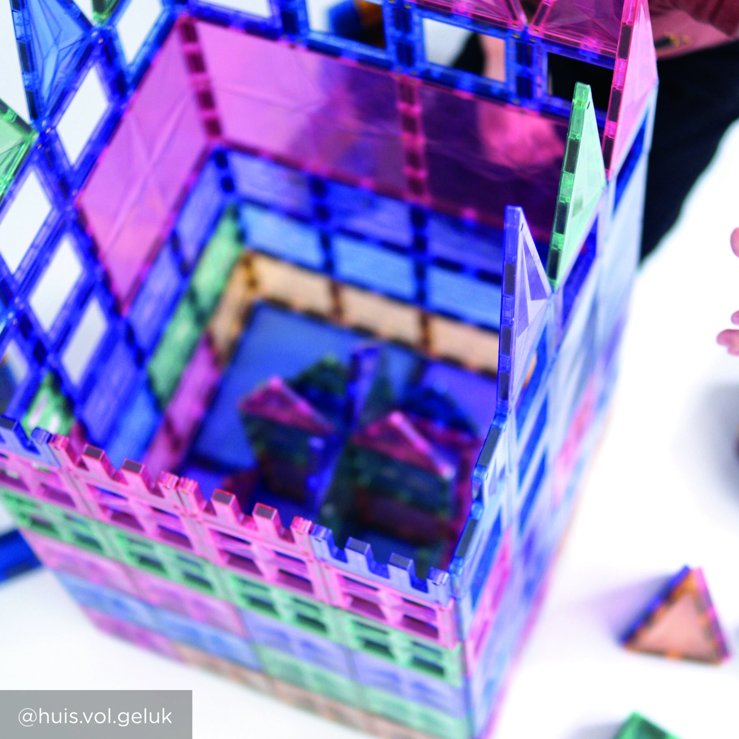 Cleverclixx magnetklotsid 125 tk pastelne suur stardikomplekt