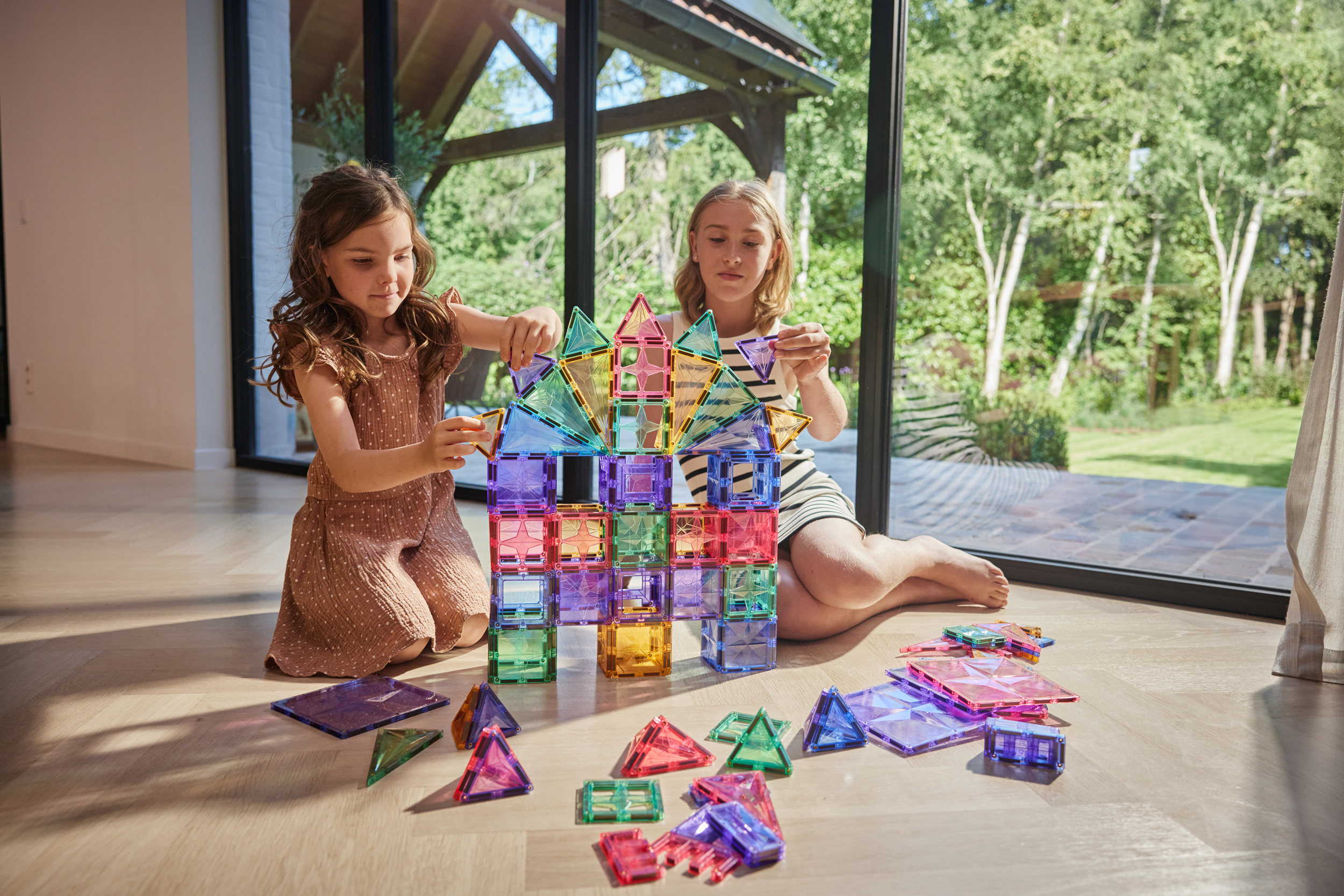 Cleverclixx magnetklotsid 125 tk pastelne suur stardikomplekt