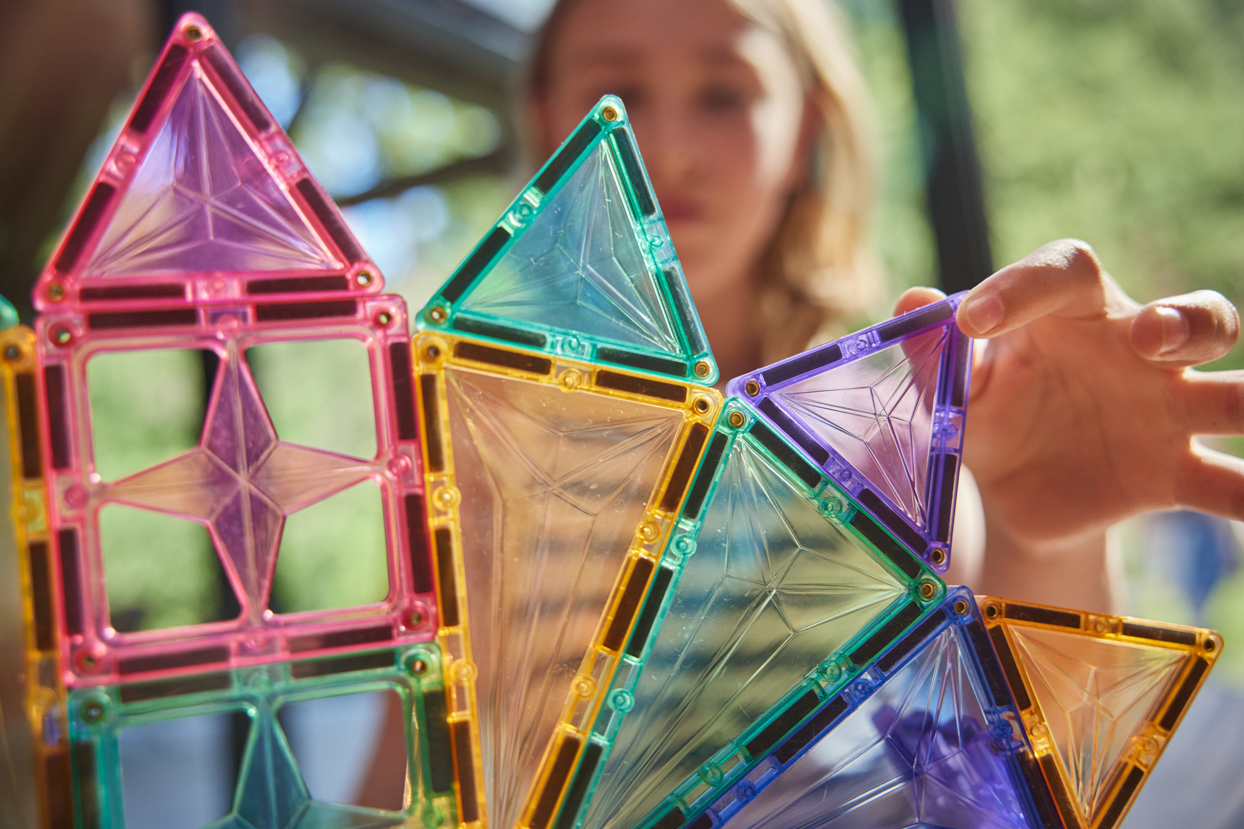 Cleverclixx magnetklotsid 125 tk pastelne suur stardikomplekt