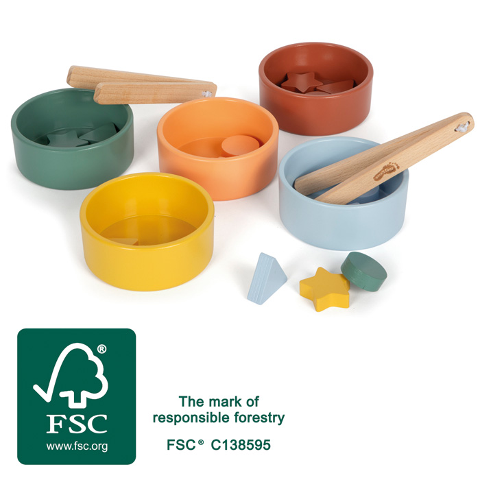 Montessori sorteerimismäng tangidega Kujundid ja värvid Montessori sorteerimismäng tangidega Kujundid ja värvid