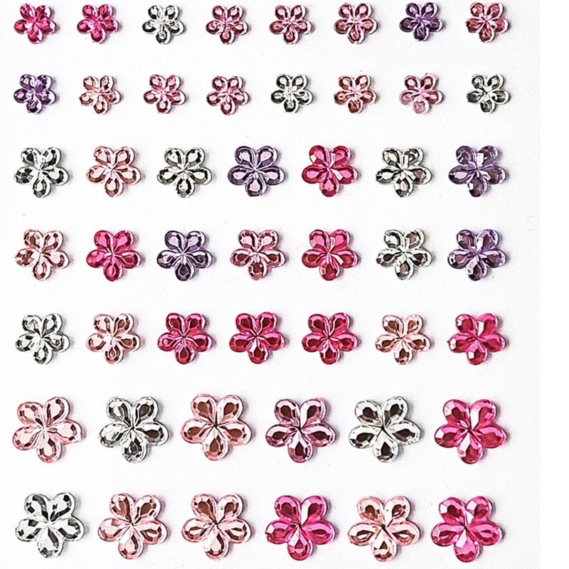 kristallkleepsud ja kleebised meisterdamiseks, kaartide tegemiseks ja kunsti loomiseks