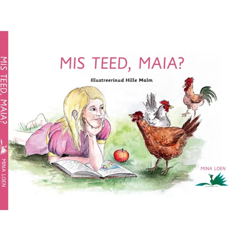 Mina loen Mis teed, Maia lugema õppimise raamat – trüki- ja kirjatähtedega