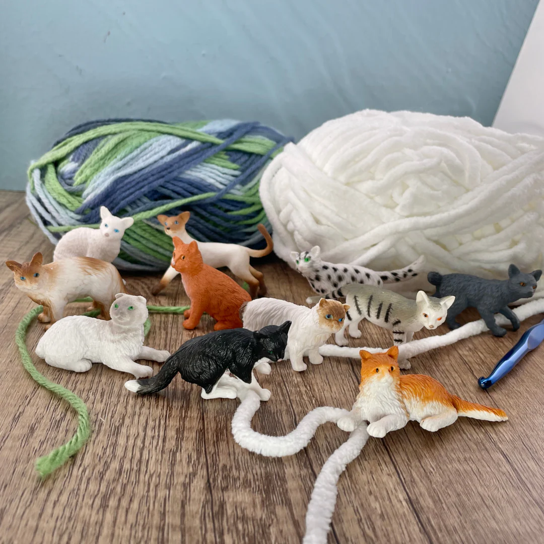 safari realistlikud loomafiguurid loovmänguks kassid kassitõud