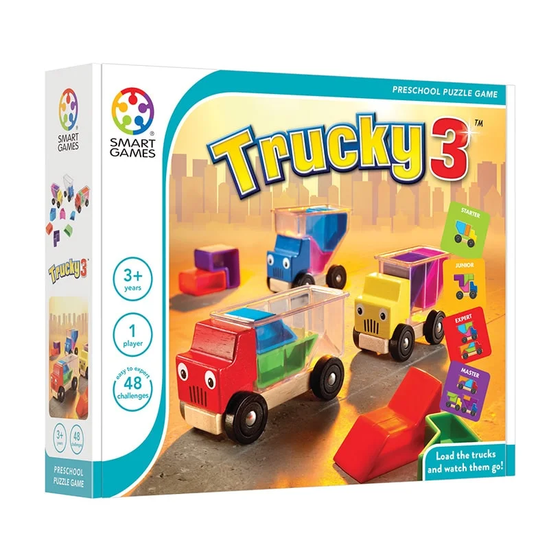 Trucky 3 SmartGames – ruumiline mõtlemine planeerimine ja probleemilahendus