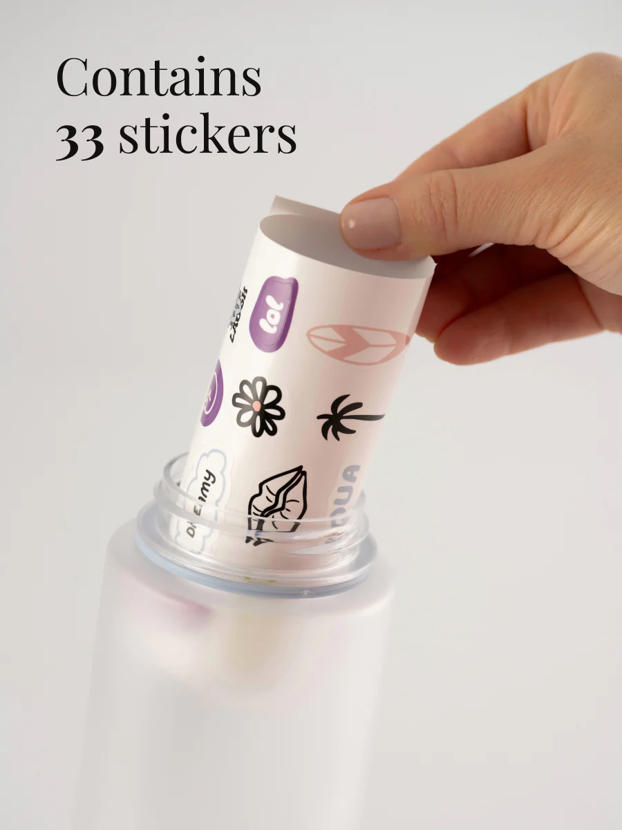 BPA vaba ja ohutu equa veepudel joogipudel pudel lastele kaasaskantav söögiaeg bpa vaba koos korduvkasutatavate kleepsudega BPA vaba ja ohutu equa veepudel joogipudel pudel lastele kaasaskantav söögiaeg bpa vaba koos korduvkasutatavate kleepsudega