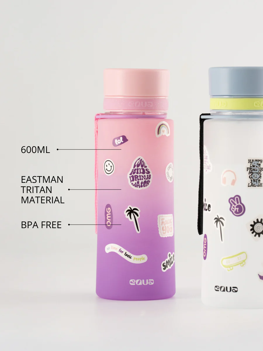 BPA vaba ja ohutu equa veepudel joogipudel pudel lastele kaasaskantav söögiaeg bpa vaba koos korduvkasutatavate kleepsudega BPA vaba ja ohutu equa veepudel joogipudel pudel lastele kaasaskantav söögiaeg bpa vaba koos korduvkasutatavate kleepsudega