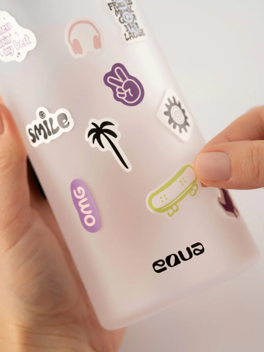 BPA vaba ja ohutu equa veepudel joogipudel pudel lastele kaasaskantav söögiaeg bpa vaba koos korduvkasutatavate kleepsudega BPA vaba ja ohutu equa veepudel joogipudel pudel lastele kaasaskantav söögiaeg bpa vaba koos korduvkasutatavate kleepsudega