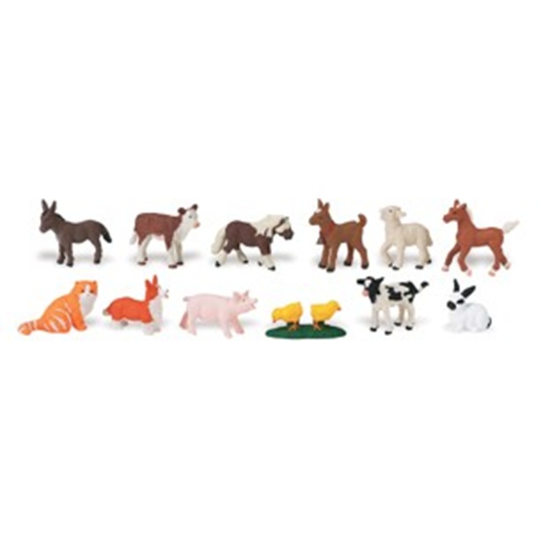 Taluloomade beebide minifiguuride megakomplekt 48 tk – Safari Ltd