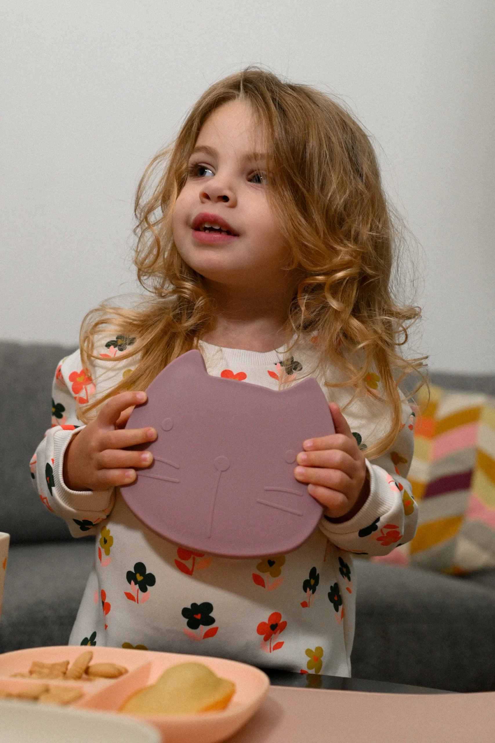 The Cotton Cloud Silikoonist toidukarp lastele lahtritega – kaas toimib taldrikuna