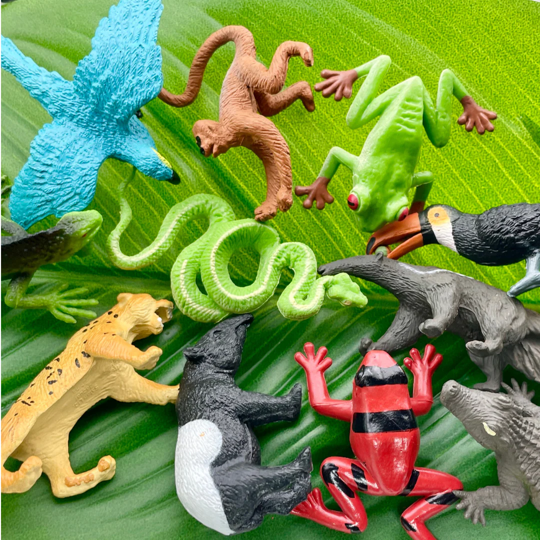 safari realistlikud loomafiguurid loovmänguks džungliloomad