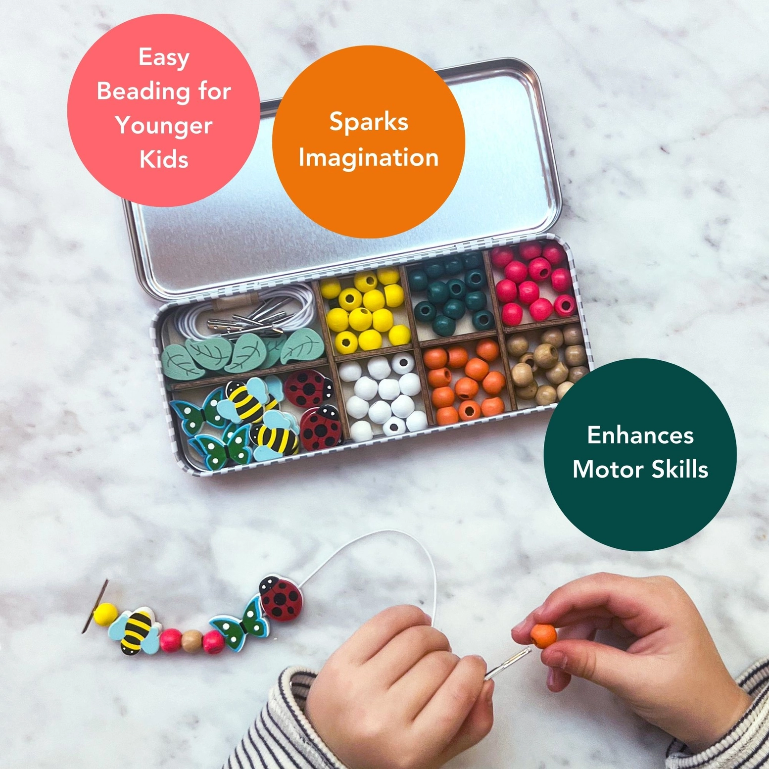 Cotton Twist Bracelet Bead Kit – käevõru helmeste komplekt Cotton Twist Bracelet Bead Kit – käevõru helmeste komplekt