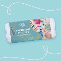 Cotton Twist Springtime Stitches munakaunistuste komplekt – lihavõtte meisterdamiskomplekt munadepühadeks