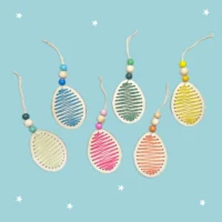 Cotton Twist Springtime Stitches munakaunistuste komplekt – lihavõtte meisterdamiskomplekt munadepühadeks