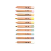Cotton Twist pastelsed akvarellpliiatsid metallkarbis – 10 tk pintsel ja teritaja
