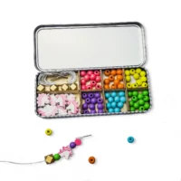 Cotton Twist Bracelet Bead Kit – käevõru helmeste komplekt ükssarvik