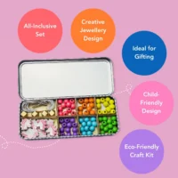 Cotton Twist Bracelet Bead Kit – käevõru helmeste komplekt ükssarvik