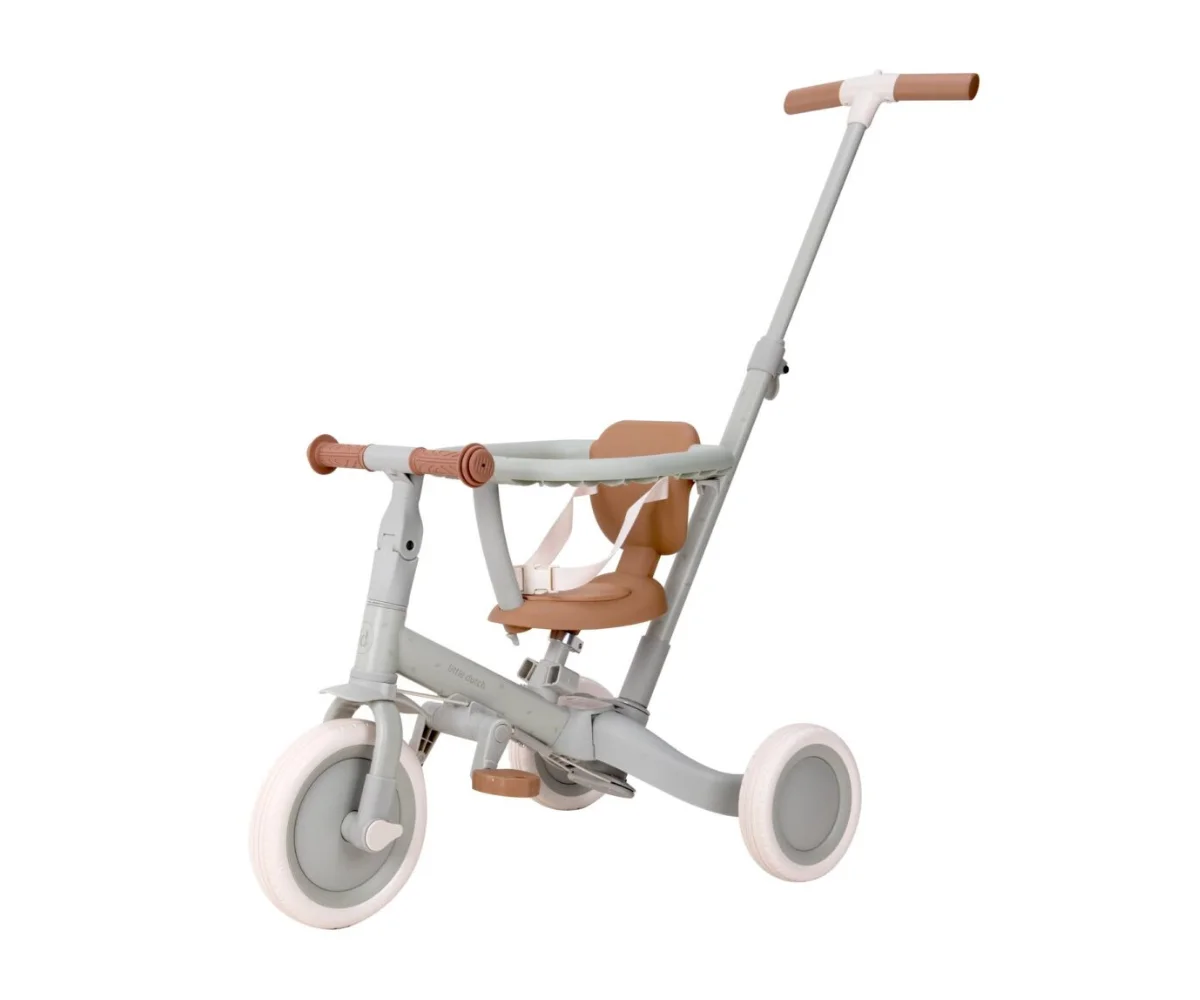 Little Dutch jalgratas 4-ühes lükkesangaga – kolmerattaline ja tasakaaluratas