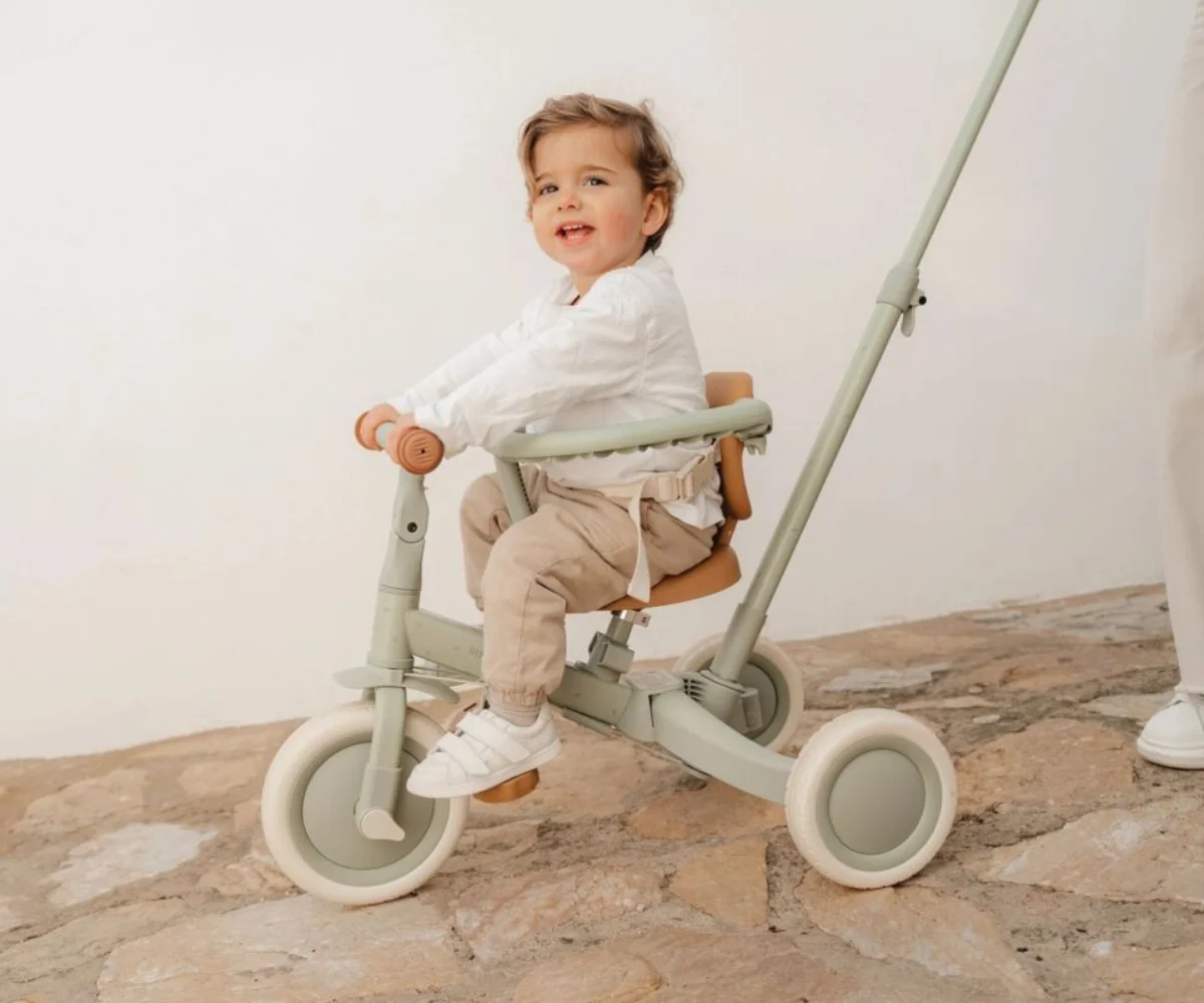 Little Dutch jalgratas 4-ühes lükkesangaga – kolmerattaline ja tasakaaluratas