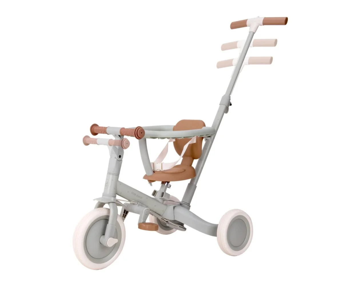 Little Dutch jalgratas 4-ühes lükkesangaga – kolmerattaline ja tasakaaluratas