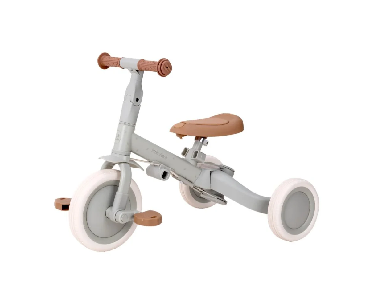 Little Dutch jalgratas 4-ühes lükkesangaga – kolmerattaline ja tasakaaluratas