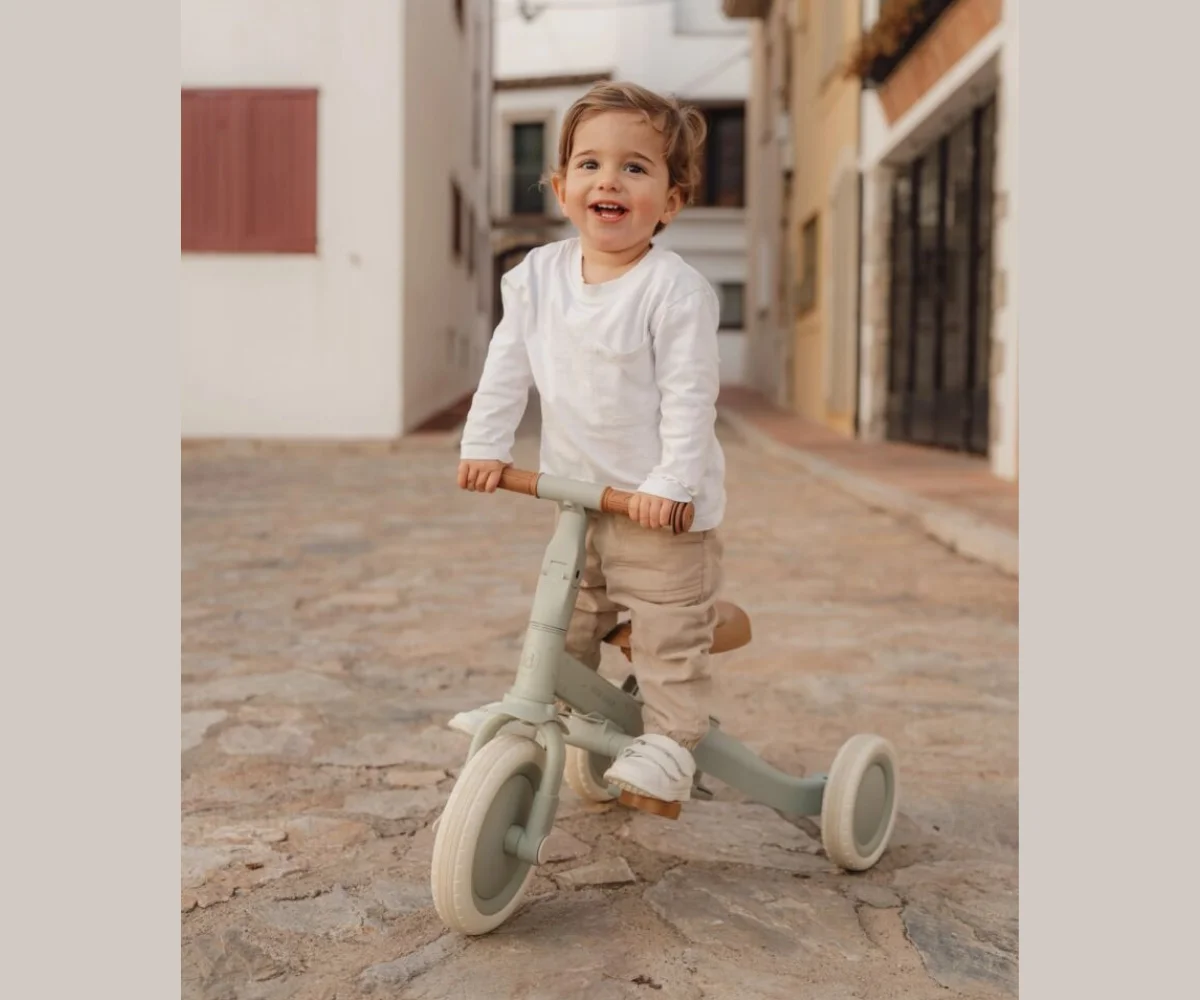 Little Dutch jalgratas 4-ühes lükkesangaga – kolmerattaline ja tasakaaluratas