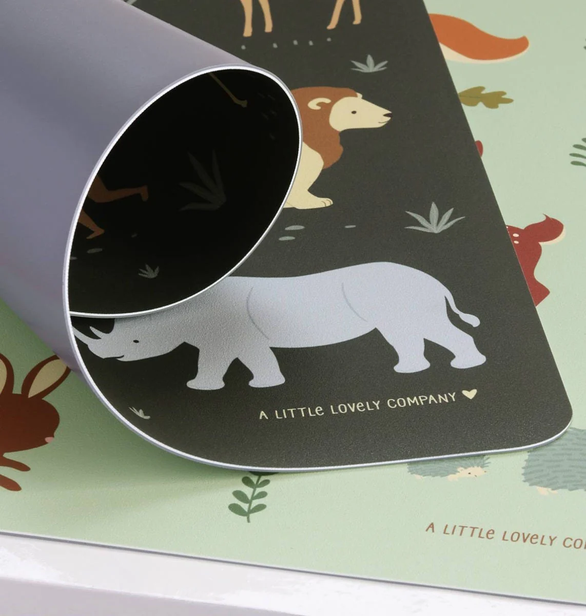 A Little Lovely Company lauamatt vinüülist 45x34 cm