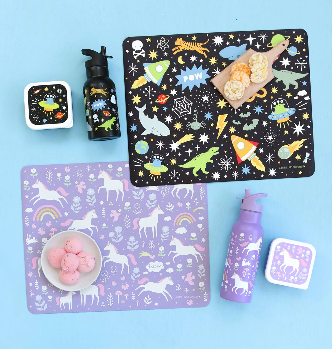 A Little Lovely Company lauamatt vinüülist 45x34 cm