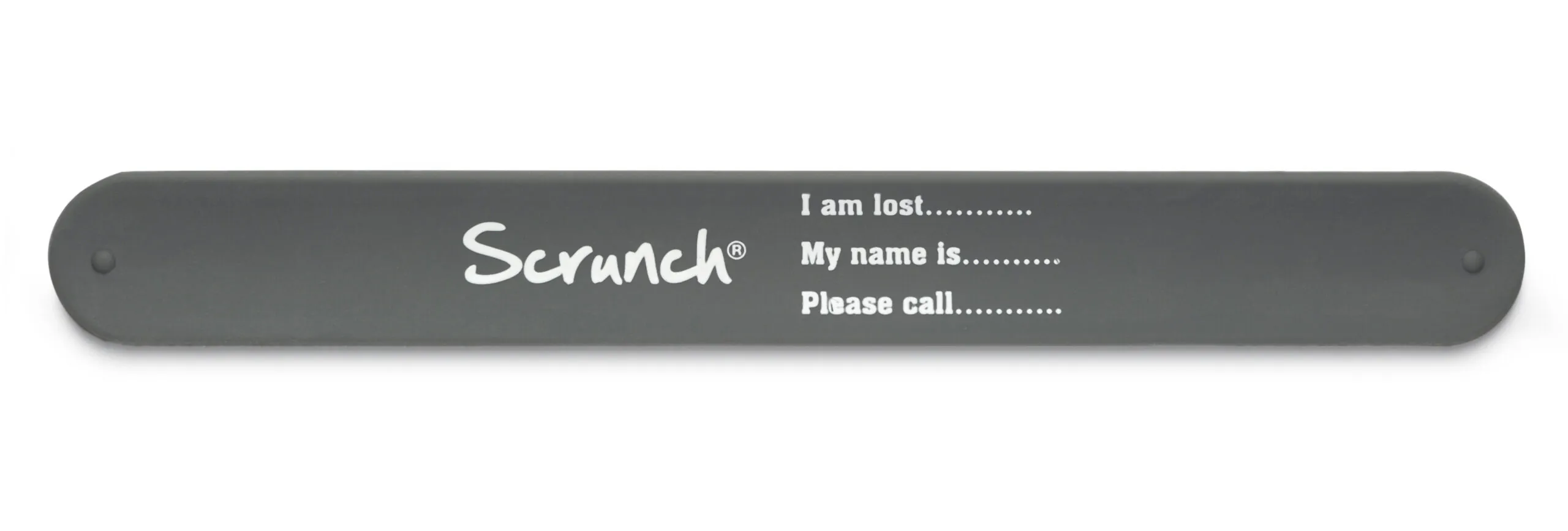 Scrunch laste randmepael nime ja telefoninumbriga Lapse turvapael randmele silikoonist