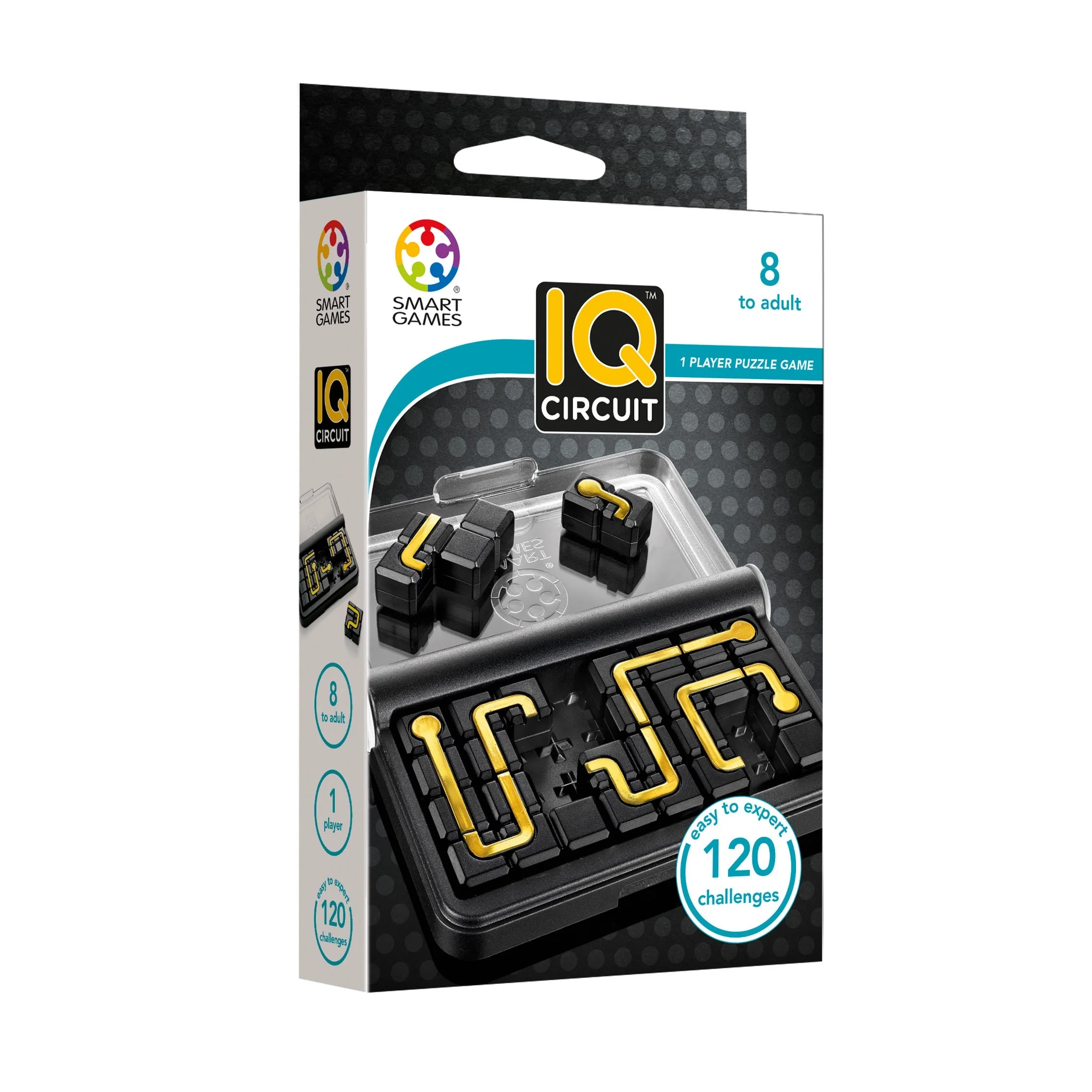 SmartGames IQ Circuit loogikamäng 8+ IQ Circuit puslemäng lastele ja täiskasvanutele