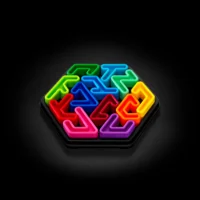 SmartGames IQ heksagoon loogikamäng kaasaskantava karbiga
