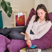 Kaasaskantava karbiga SmartGames Deluxe IQ Ring loogikamäng