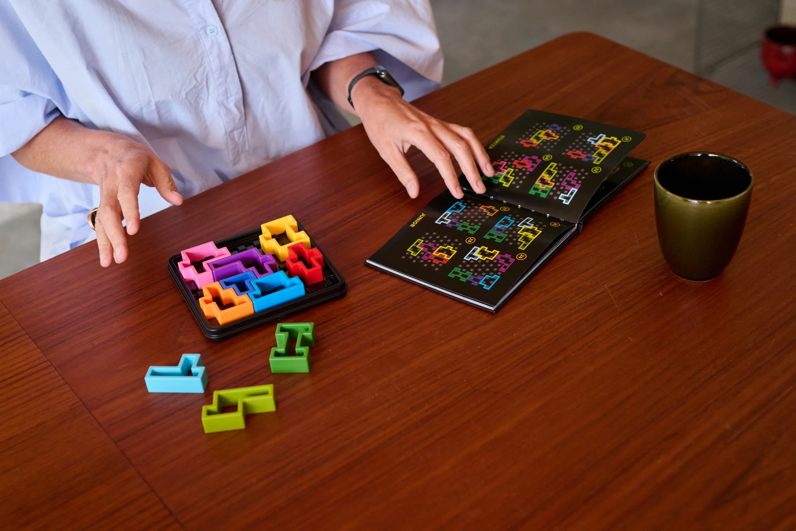 Kaasaskantava karbiga SmartGames Deluxe IQ Ruut loogikamäng