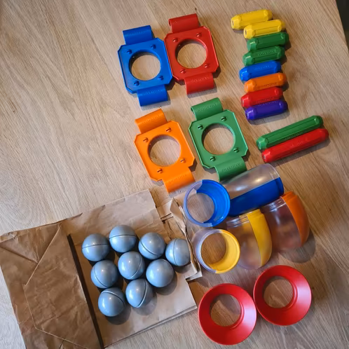 SmartMax ehita ja veereta 30 osa magnetmäng magnetklotside pallirada