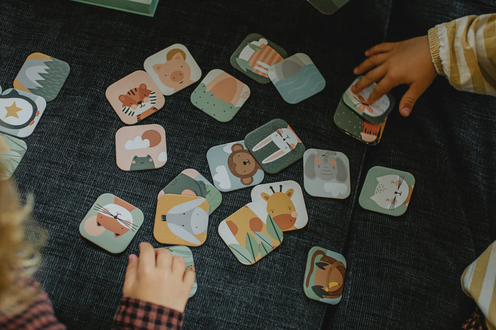 Tu Tu Family Mix and Match Game laste kaardimäng loomadega Laste paaride leidmise ja memoriini mäng