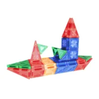 Cleverclixx Mini Tiles Rainbow magnetklotsid metallkarbis reisile kaasa
