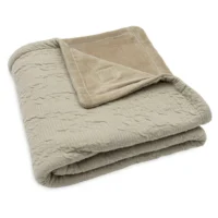 Jollein Soft Waves beebitekk fliisvoodriga 75 x 100 cm Olive Green