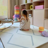 Pehme EVA vahust mängumatt beebile ja väikelapsele Eeveve
