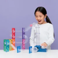 Connetix Ball Run Launcher palliraja stardikomplekt 47 tk Connetix magnetilise palliraja laienduskomplekt stardiosaga