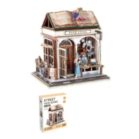 Puidust 3D pusle Raamatupood LED-valgustusega
Puidust miniatuurmaja raamatupood valgusega Puidust 3D pusle Raamatupood LED-valgustusega Puidust miniatuurmaja raamatupood valgusega
