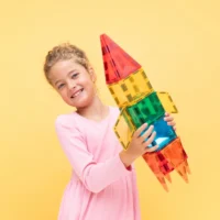 Connetix Light Rocket Pack valgusega magnetklotsid 30 osa