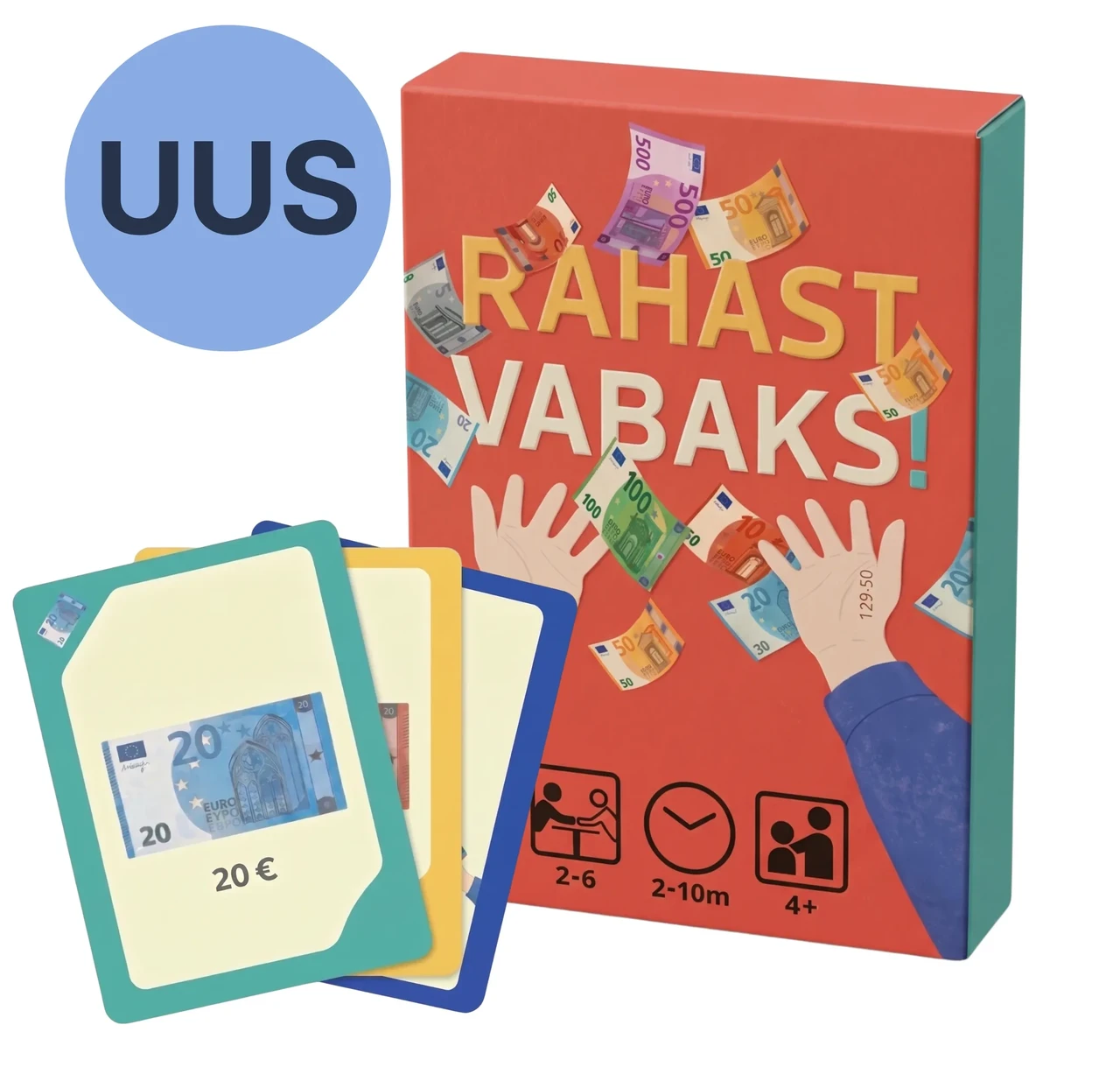 Rahast vabaks rahatähtede ja arvutamise mäng lastele