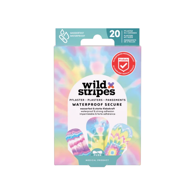WILD STRIPES Rainbow veekindlad haavaplaastrid 20 tk